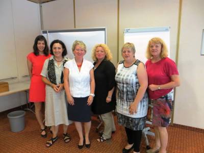 v.l.n.r. Vera Huber, Veronika Netzhammer, Frnzi Kleeb, Priska Seiler, Kordula Kovac, Helga Gund