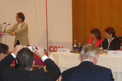 unsere Bundesvorsitzende PSts Annette Widmann-Mauz MdB