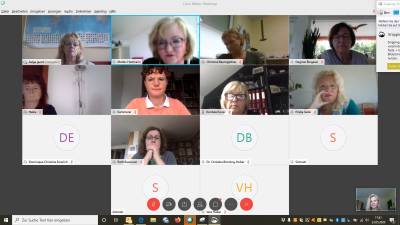 Videokonferenz mit Sabine Hartmann-Mller