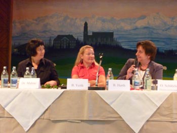 Seyran Ates, Birgit Veith, Andrea Krueger MdL